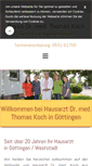 Mobile Screenshot of hausarzt-koch.de
